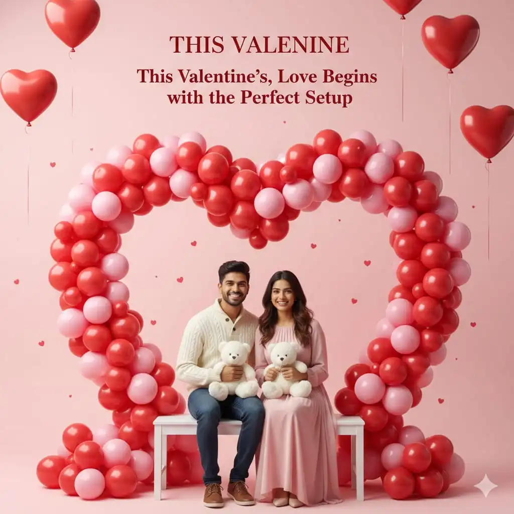 Valentine and romantic event decoration services